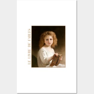 The Story Book by Bouguereau Posters and Art